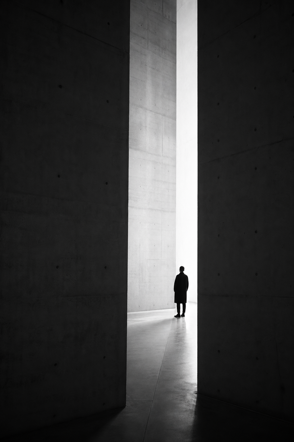 Cinematic concrete corridor used as KingShadP visual artifact