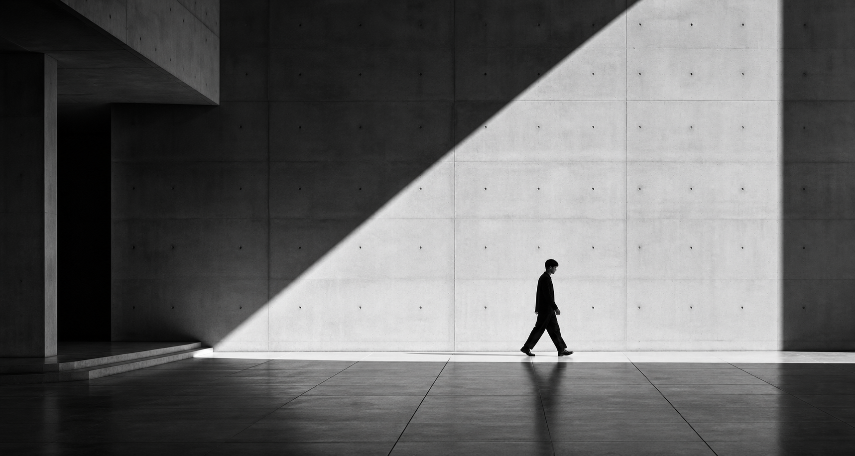 Editorial concrete light study