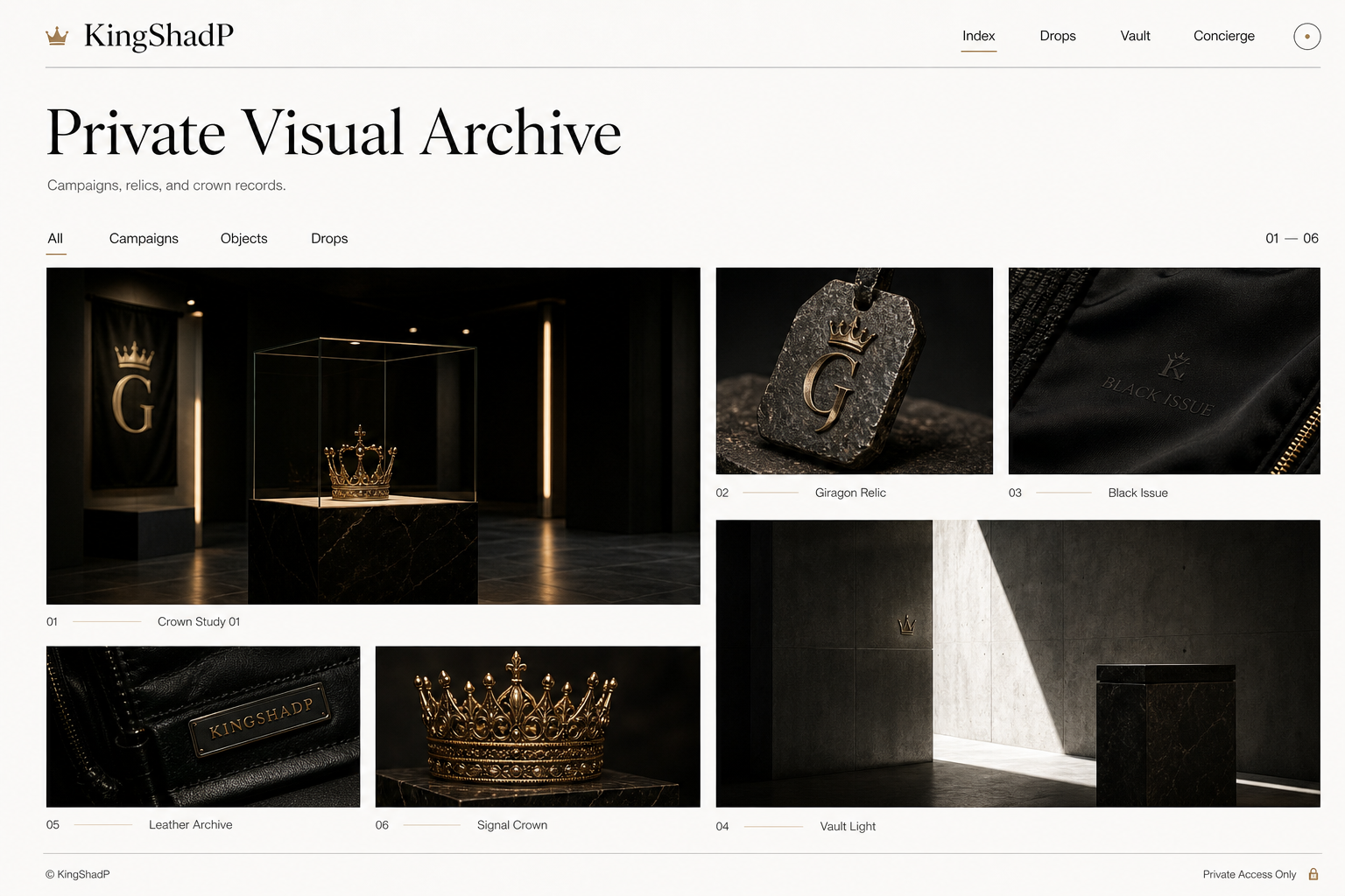 Platinum Long Sleeve archive study